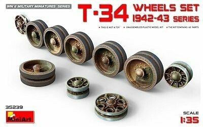 MINI35239 T34 Wheels set 1942-43 series