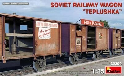 MINI35300 Soviet Railway Wagon Teplushka