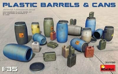 MINI35590 Plastics barrels & cans