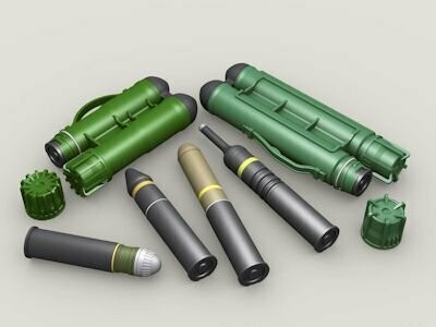 LF3D065 Carl-Gustaf Twin Containers and Ammunition set 1/35 -50%