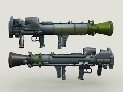 LF3D068 Carl-Gustaf M4 Multi-Role Weapon System w/Cover (4ea)  1/35