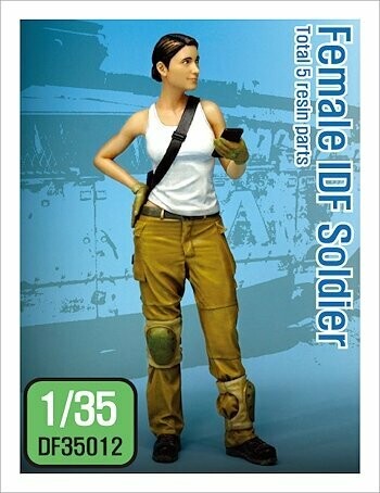 DEFDF35012 Modern IDF Female soldier 1/35