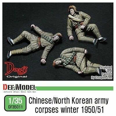 DEFDF35011 Chinese /North Korean Army corpses 3pcs  1/35 -25%