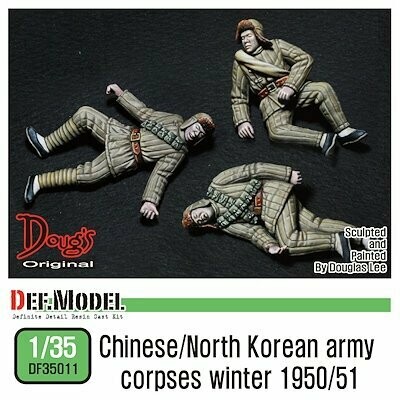 DEFDF35011 Chinese /North Korean Army corpses 3pcs 1/35 -25%