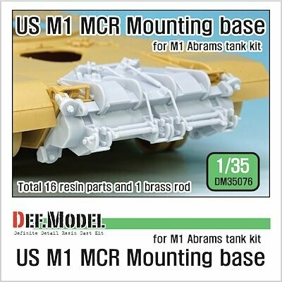 DEFDM35076 US M1 MCR mounting base for M1 ABRAMS  1/35
