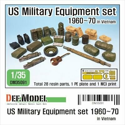 DEFDM35091 '60~'70 US Military Equipment set  1-35