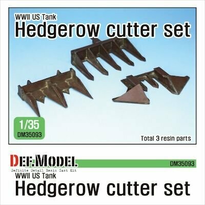 DEFDM35093 US Tank WW II Hedgerow cutter set  1/35