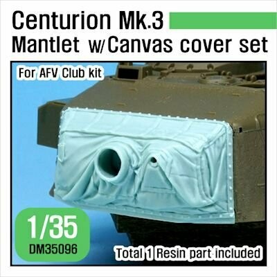 DEFDM35096 Centurion Mk. 3 Mantlet w/ canvas cover set( for Afv club kit)  1/35