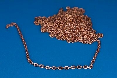 RB13401  Brass chain , L= 1,45mm   D= 1mm   1 meter