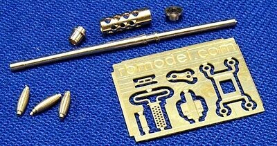 RB35B13 Barrel for12,7 mm (0,5") Browning M2 by RB models 1/35
