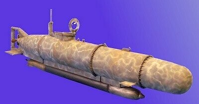 UM004 GERMAN TYPE HECHT MIDGET SUBMARINE