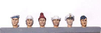 UM121 KRIEGSMARINE HEADS SET 5PCS