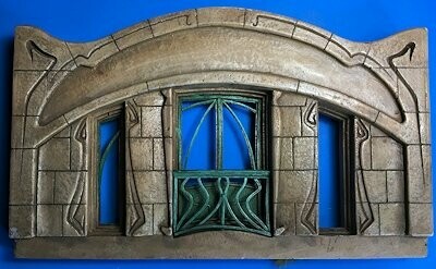 UM371 1900 Style art nouveau third floor wall section 17 cm wide