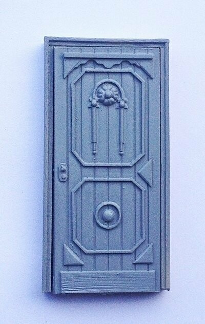 UM433 Standard Russian style door decorated N°2