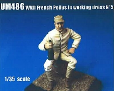 UM485 WW I French poilus in working dress N° 4