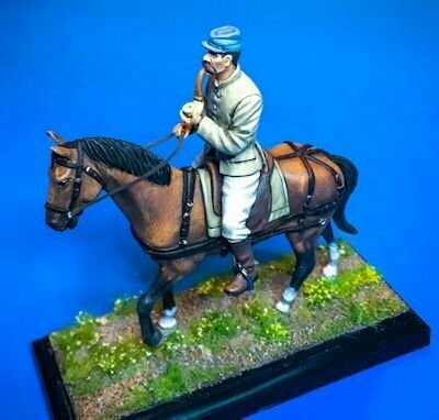 UM540 WW I FRENCH ARTILLERYMAN RIDING HORSE N° 2