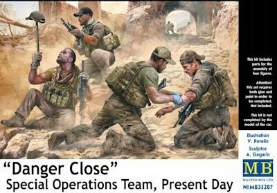 MB35207 Danger close .Special operations Team, present day 1/35