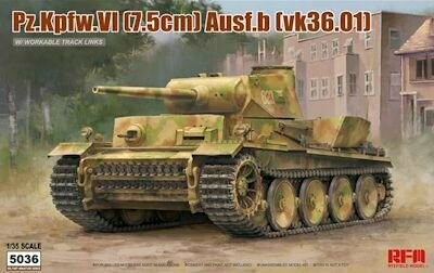 RFM5036 PZ.KPFW.VI AUSF.B(VK36.01) W/ WORKABLE TRACK LINKS