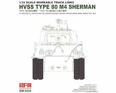 RFM5034 HVSS T80 TRACK FOR M4 SHERMAN