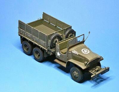 UM213 CARGO TRUCK 2 1/2 TON 6X6 CCKW 352 WOOD BODY CONVERSION TAMIYA