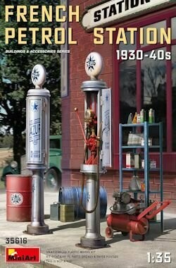 MINI35616 French Petrol Station 1930-40