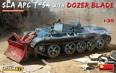 MINI37028 SLA APC T-54 wITH DOZER BLADE
