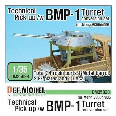 DEFDM35038 Technical Pick up /w BMP Turret Conversion set (for Meng VS004.005 1/35)