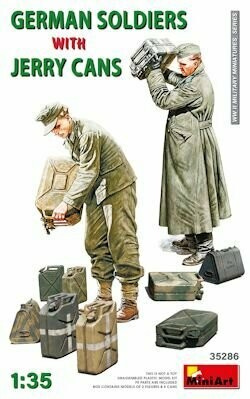 MINI35286 German Soldier with Jerry Cans 1-35 -30%