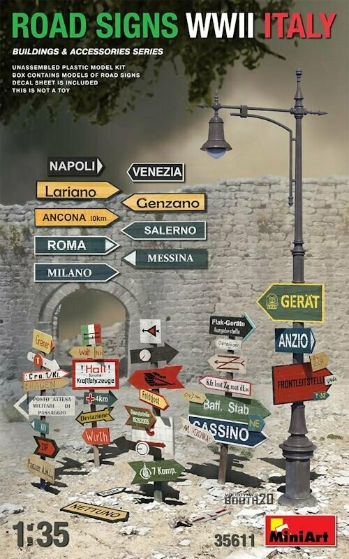 MINI35611 ROAD SIGNS WWII ITALY