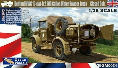 GM35024 Bedford MWC 15-cwt 4x2 200 Gallon Water Bowser Truck Closed Cab