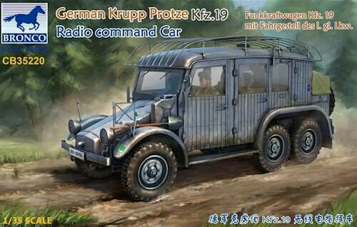 BRO35220 German Krupp Protze Kfz.19 Radio command Car 1/35