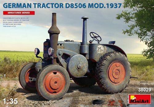 MINI38029  German Tractor D8506 Mod. 1937