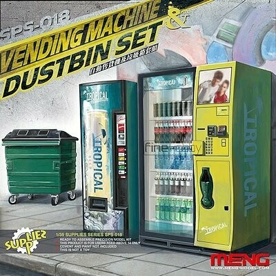MENGSPS35018 Vending Machine & Dumster Set