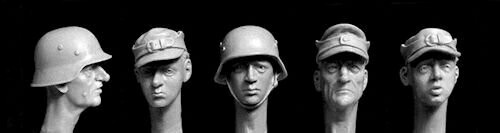 HORHGH27 The last ditch 5 heads Volkssturm 1945