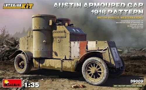MINI39009 Austin Armoured Car 1918 British Inerior Kit
