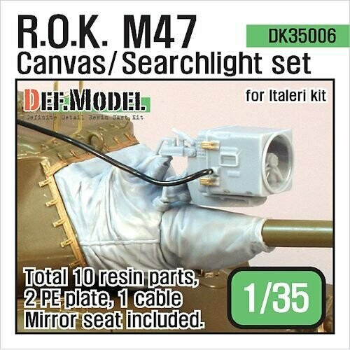 DEFDK35006 ROK M47 PATTON CANVAS/SEARCHLIGHT SET