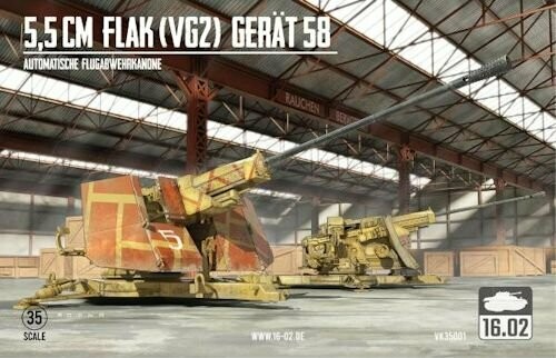 VK35001 5,5cm Flak (VG2) Gerät 58 Autom. Flugabwehrkanone
