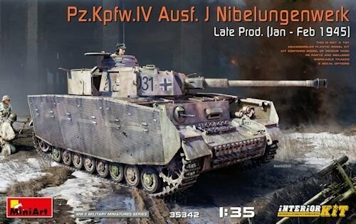 MINI35342 Pz.Kpfw.IV Ausf. J Late '45 interior kit