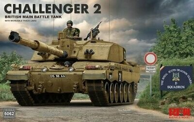 RFM5062 British main battle tank Challenger 2 w/workable track links