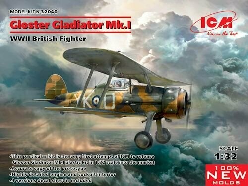 ICM32040 GLOSTER GLADIATOR MK .I  1/32