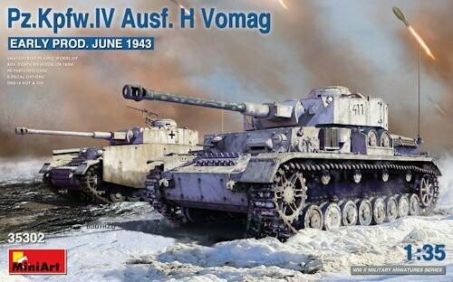 MINI35302  PzKpfw IV Ausf H Vomag June 43 EARLY PROD