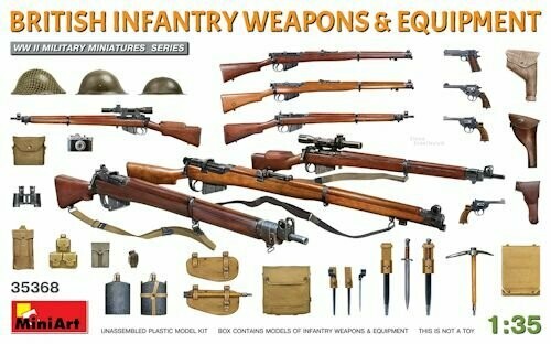 MINI35368 British Infantry Weapons & Equipment 1/35
