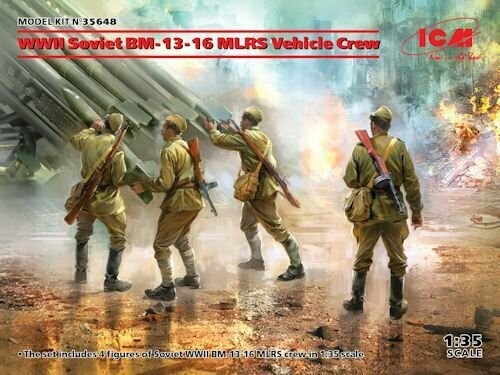 ICM35648  WWII Soviet BM-13-16 MLRS Vehicle Crew