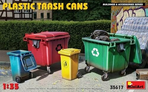 MINI35617 Plastic Trash Cans