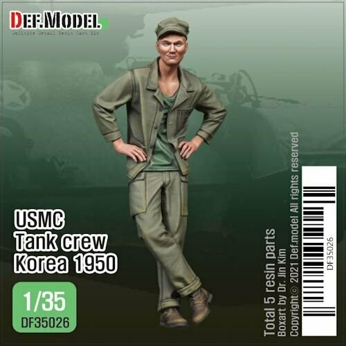 DEFDF35026  USMC Tank crew Korea 1950
