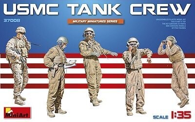 MINI37008 USMC Tank Crew 1/35