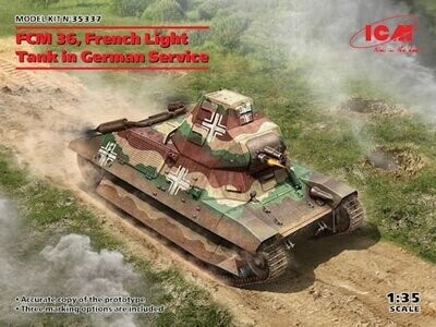 ICM35337 FCM36 French Light Tank in German Service