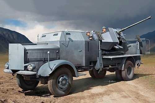 TRUM9593   L4500A mit 3.7 cm Flak 37  1-35