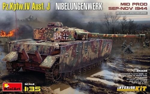 MINI35339  Pz.Kpfw.IV Ausf.J Nibellungenwerk mid prod  Sep/ Nov  1944
Interior kit