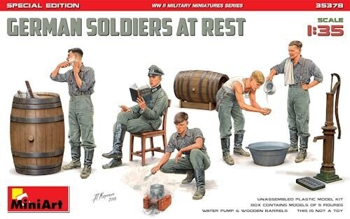 MINI35378 German Soldiers at Rest Special Edition